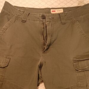 Levi's Olive Cargo Shorts